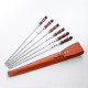 A set of skewers 670*12*3 mm in an orange leather case в Майкопе
