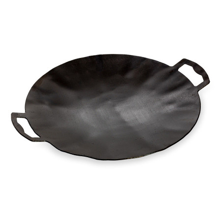 Садж сковорода без подставки вороненая сталь 35 см в Майкопе