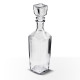 Бутылка (штоф) "Элегант" стеклянная 0,5 литра с пробкой  в Майкопе