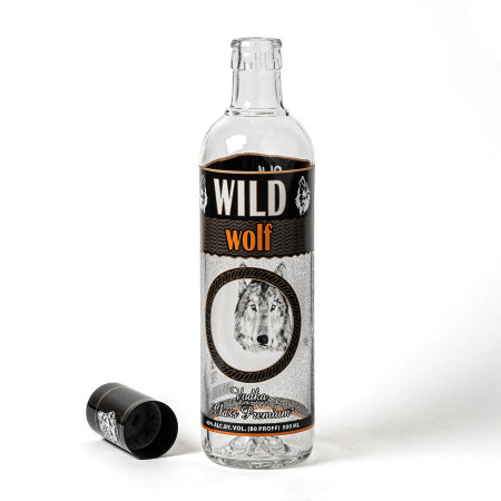 Бутылка сувенирная "Волк" 0,5 литра в Майкопе